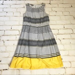Talbots sleeveless striped dress size 6P